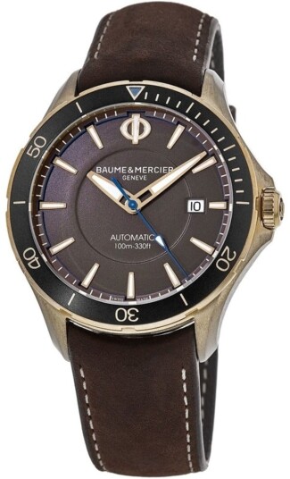 Baume & Mercier Herreklokke M0A10501 Clifton Brun/Lær Ø39 mm Baume & Mercier Herreklokke M0A10501 Clifton Brun/Lær Ø39 mm