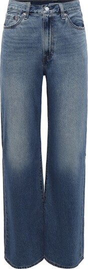 Levi"s® Ribcage Wide Leg H223 Counting   DARK INDIGO   WORN IN   28 x 30