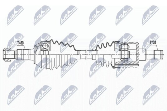 Nty Drivaksel NTY NPW PL 109