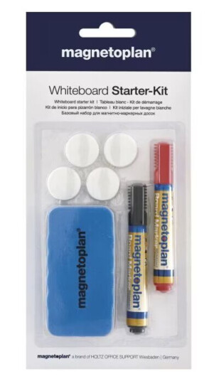 Magnetoplan 37102 Tilbehørssett Svart Rød 0,7 kg Blister Tavletørker for whiteboard Whiteboard-magnet Whiteboard-tusj Magnetoplan 37102 Tilbehørssett Svart Rød 0,7 kg Blister Tavletørker for whiteboard Whiteboard-magnet Whiteboard-tusj