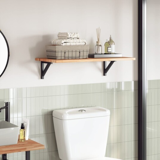 Bordplate rektangulær 60x40x2 cm heltre akasie
