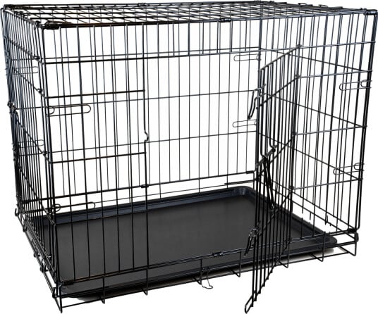 Pritax Fido XS Stålbur 49x33x39,5cm Svart Aluminiumsbur for Hund