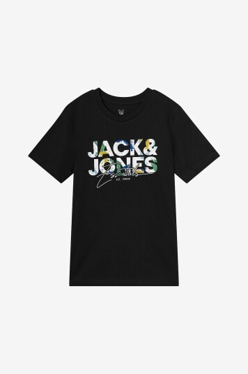 Jack & Jones Junior T skjorte jjgEplas Tee SS Crew Neck Jnr Svart