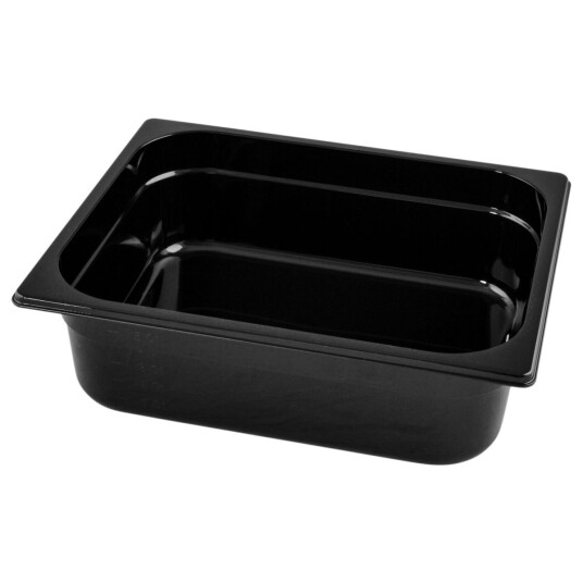 VEGA Kantine Nero GN 1/2; Størrelse GN 1/2 6.1l 32.5x26.5x10 cm  LxBxD ; Svart