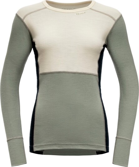 Devold Women"s Lauparen Merino 190 Shirt Raw White/fog/ink XL Devold Women"s Lauparen Merino 190 Shirt Raw White/fog/ink XL