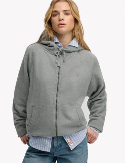 Superdry Studios Relaxed Zip Hoodie Grey 10 Superdry Studios Relaxed Zip Hoodie Grey 10