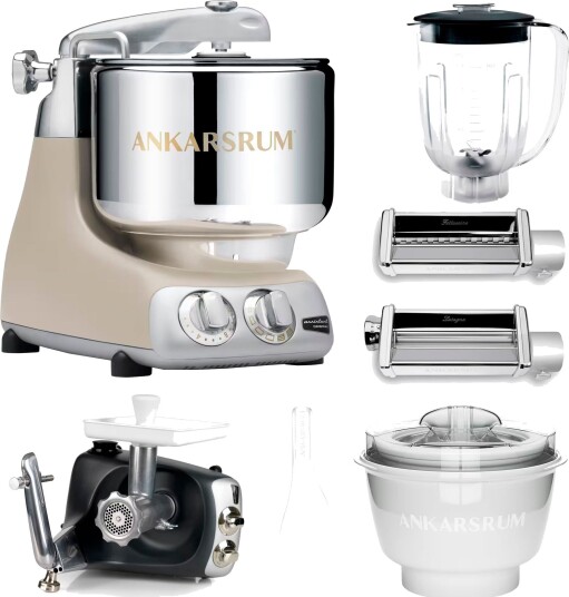 Ankarsrum Assistent Original kjøkkenmaskin med middagspakke harmony beige