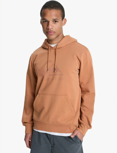 Quiksilver Comp Logo Hoodie - Beige - S