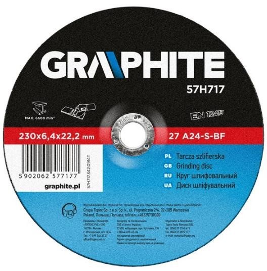 GRAPHITE 57H717 Mellomleggsskive vinkelsliper GRAPHITE 57H717 Mellomleggsskive vinkelsliper