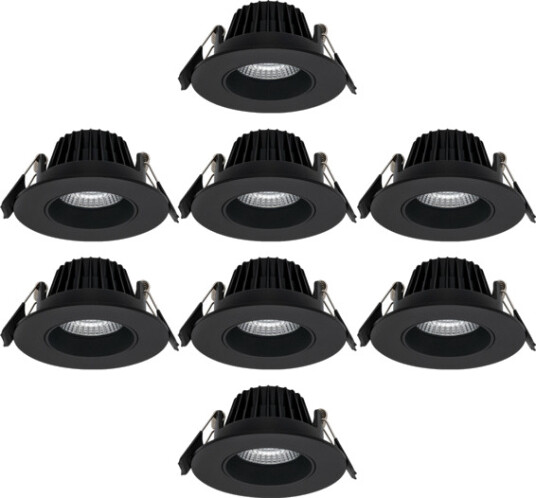 Norlux AS Norlux Icarus 450lm 927 36° 7W Bk Phasecut Isosafe 8 pack