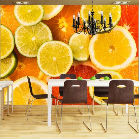 Fototapet Citrus Fruits 200x154 - Artgeist sp. z o. o.