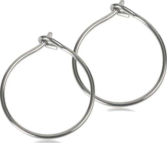 Blomdahl Natural Titanium Safety Ear Ring 14 mm