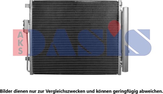 AKS DASIS 562126N Kondensator, klimaanlegg