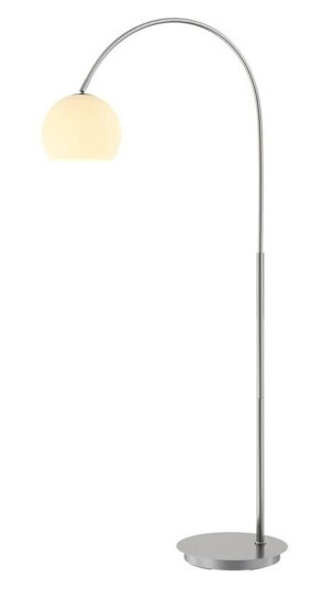 Lindby Cynthia Gulvlampe Opal/Nickel Lindby Cynthia Gulvlampe Opal/Nickel