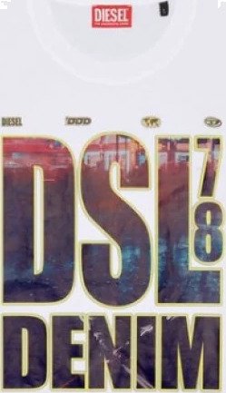 Diesel Herre Topper Hvit S,