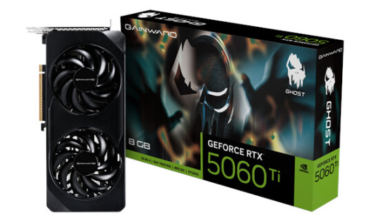 Gainward GeForce RTX 5060 Ti Grafikkort 8GB GDDR7 med DLSS 4 Gainward GeForce RTX 5060 Ti Grafikkort 8GB GDDR7 med DLSS 4