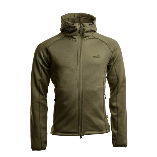 Arrak Outdoor Powerfleece Hood Man- Grønn (S) Arrak Outdoor Powerfleece Hood Man- Grønn (S)