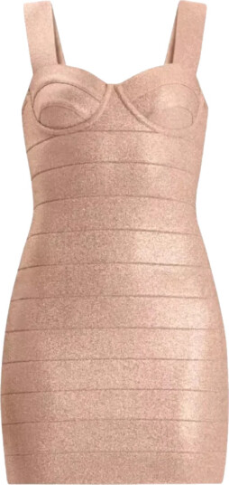 Herve Leger Dame Kjoler Gul S,