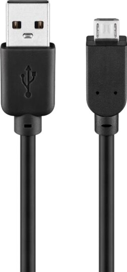 Pro USB A Micro USB 1.8m Svart