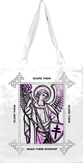 Rocksax Angel Logo EcoFriendly Tote Bag White 75386907