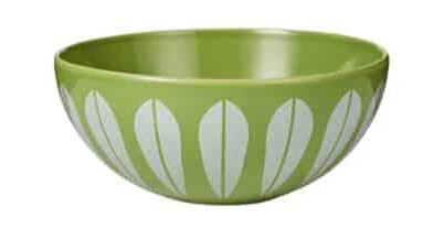Lucie Kaas Lotus Skål 24 cm Green White Lucie Kaas Lotus Skål 24 cm Green White