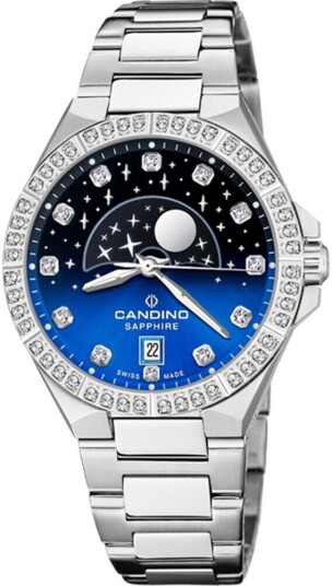 Candino Elegance Moonphase Dameklokke C4760/3 Candino Elegance Moonphase Dameklokke C4760/3