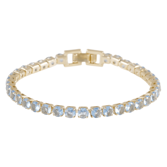 Snö Of Sweden Siri Stone Brace Gold/Light Blue Onesize