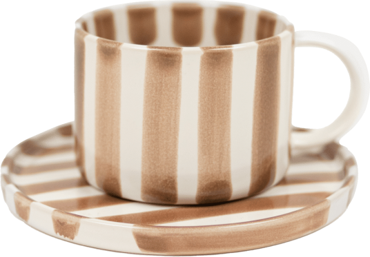 Olsson & Jensen Monica kopp med fat Beige Olsson & Jensen Monica kopp med fat Beige