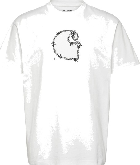 Carhartt WIP Wip Barbwire C T Shirt White M