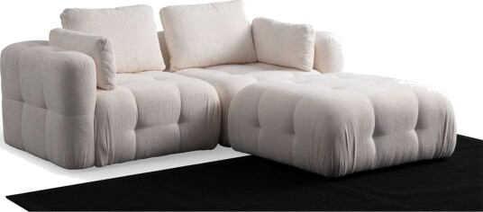 Yvara Sofa med Divan 2 sits   Beige