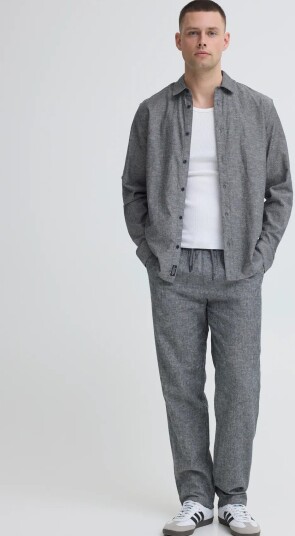 Blend Bhaban Shirt Pp Noos   Grey   M