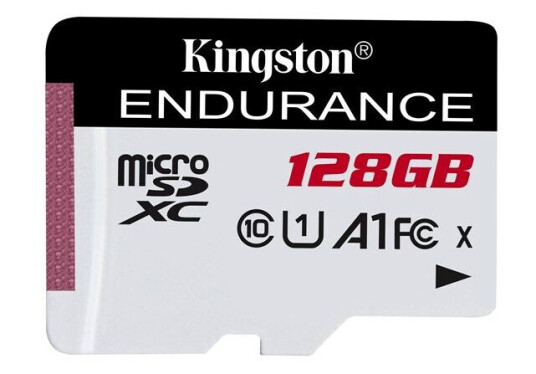 Kingston High Endurance microSD-card - 95/45MB - 128GB