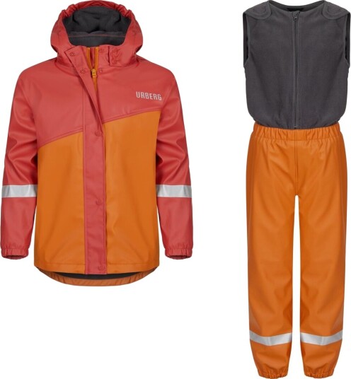 Urberg Sylte Pu Rain Set Kids Pumpkin Spice 110/116