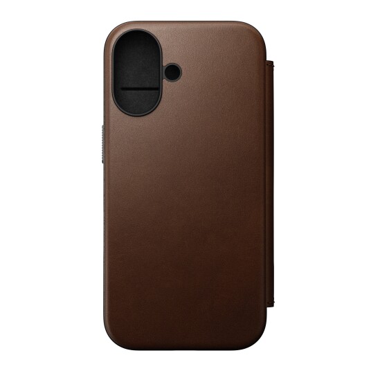 Nomad Modern Leather Folio brown - iPhone 16