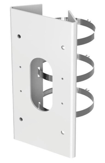 Hikvision DS-1475ZJ-SUS Stangmonteringsbrakett for overvåkingskamera i hvit