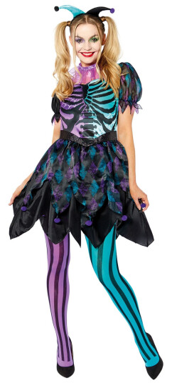 Amscan International Haunted Harlequin Karnevalskostyme Large Amscan International Haunted Harlequin Karnevalskostyme Large