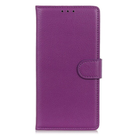 INCOVER Samsung Galaxy A34 (5G) Ultra PU Litchi Skin Flip Deksel med Lommebok - Lilla