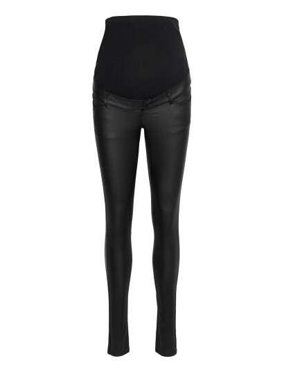 Vero Moda Maternity Vmmseven Ss Smooth Coated Pants Noos Black XS