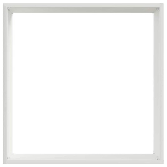 vidaXL Gjerdekant 6 pcs Hvit 40 x 40 x 13 cm Stål vidaXL Gjerdekant 6 pcs Hvit 40 x 40 x 13 cm Stål