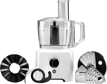 OBH Nordica Easy Force Matprosessor 700W 2,4L hvit med tilbehør