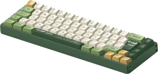 IQUNIX F65 Cing RGB TTC Gold Pink Gamingtastatur Nordisk Grnn