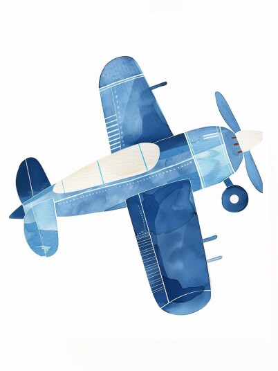 Namly Design Plakat Blått Fly POSTERKJ9QMQ