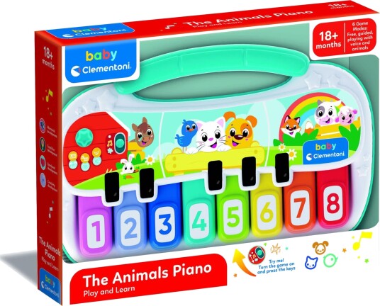 Clementoni Baby Dyreklaver 8 Tangenter