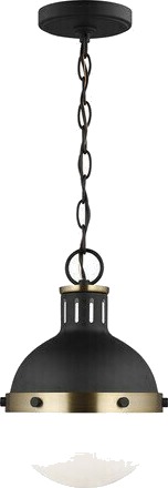 Lucerne One Light Flush Mount Midnight Black
