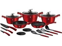 Berlingerhaus Berlinger Haus A set of pots METALLIC BURGUNDY [BH-6162]