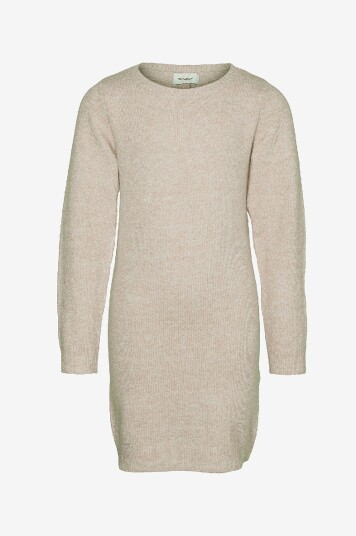 Vero Moda Girl Strikketkjole vmDoffy LS O neck Brun Vero Moda Girl Strikketkjole vmDoffy LS O neck Brun