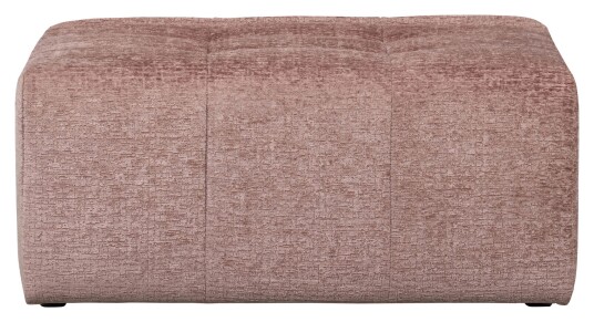 BePureHome Caleidoscoop Puff, Blush velour Unoliving