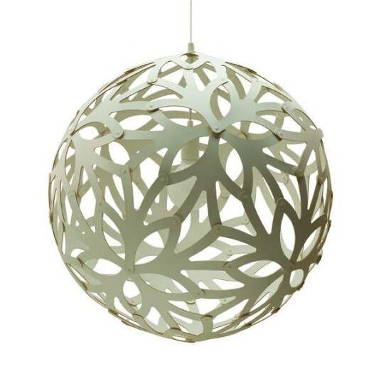 David Trubridge Floral Ø80 Hvit/Hvit Taklampe