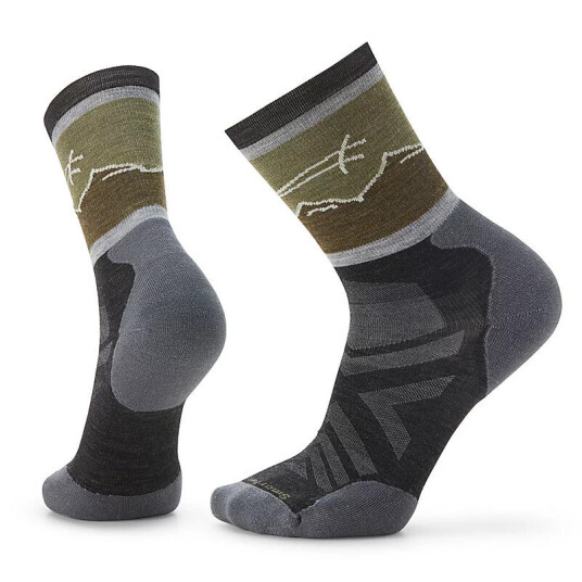 Smartwool Athlete Edition Approach Crew Charcoal M ( 38-41 )