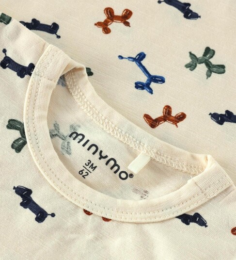 Minymo Genser White Swan Minymo 74 Genser Beige Minymo Genser White Swan Minymo 74 Genser Beige